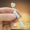 1/12 Dollhouse Mini Lighting Accessories 4Pcs Transformer Socket Wire Kit Model Home Decor Pretend Play Toys for Kids