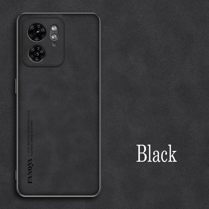 

Для Moto Edge 40 Neo Розкішний Чохол з Овечої Шкіри, Ударостійкий Силіконовий Чохол для Телефону Motorola Edge 40 Neo, Кришка-Чохол Coque For Edge 40 чорний