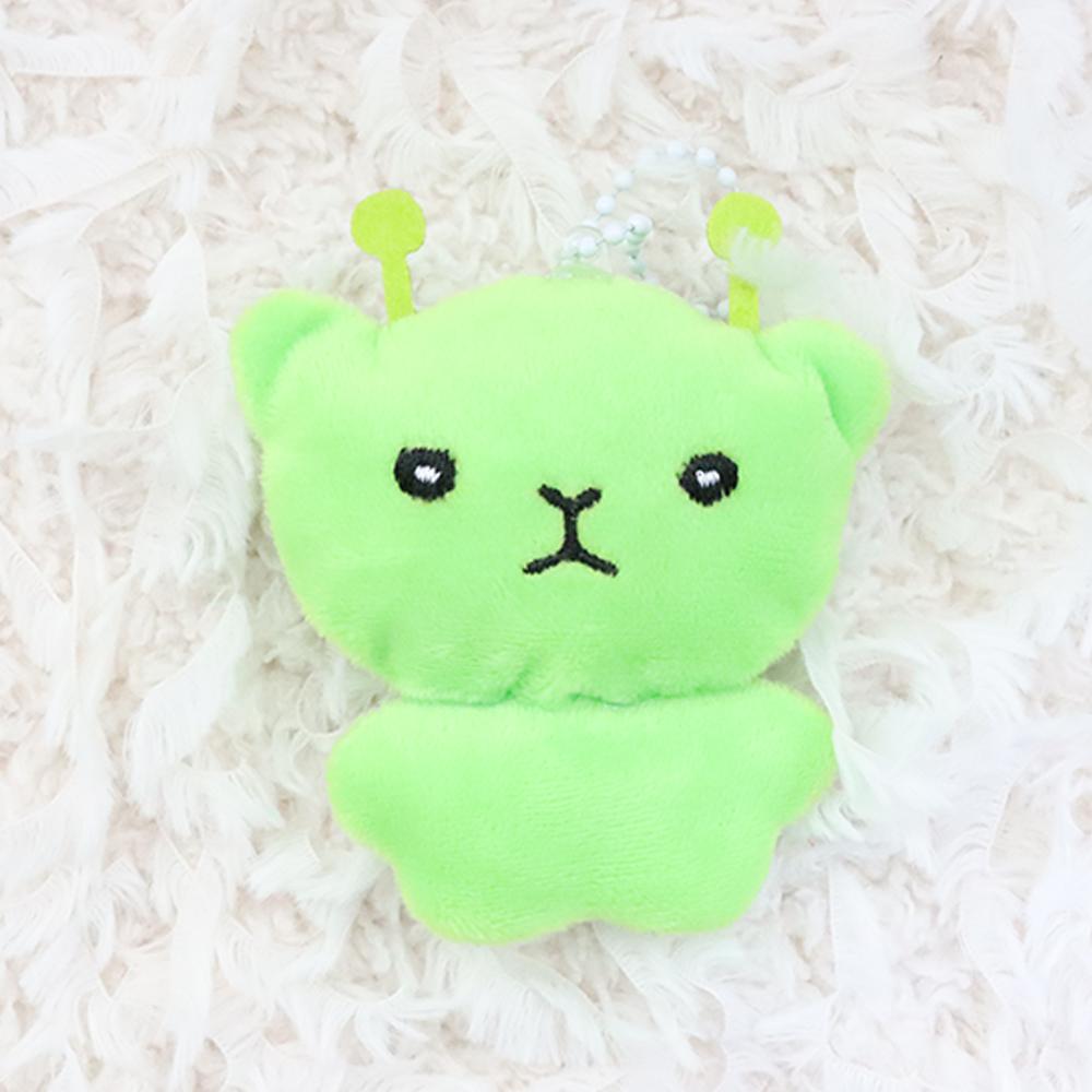 Cute Cartoon Alien Cat Plush Toy Pendant Little Alien Cat Keychain Doll Soft Stuffed Birthday Gifts For Kids Girl Backpack Decor