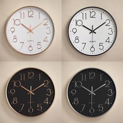 10 Inch Quartz Clock Hanging Home Improvement Precise Fashion Battery Operated Wall Clock Home Decor