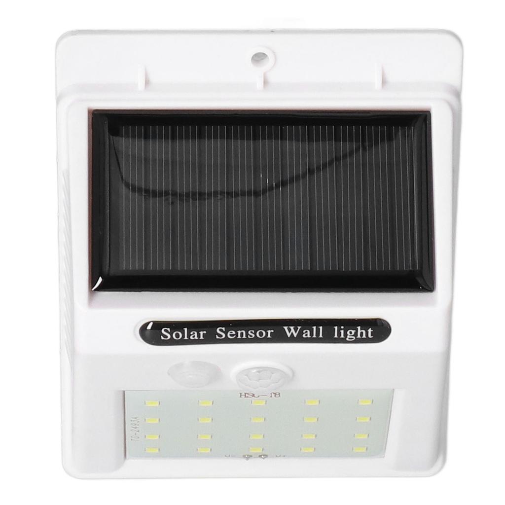 Solar Wall Light LED 3 Lighting Modes Waterproof Motion Sensing Auto Charging for RV