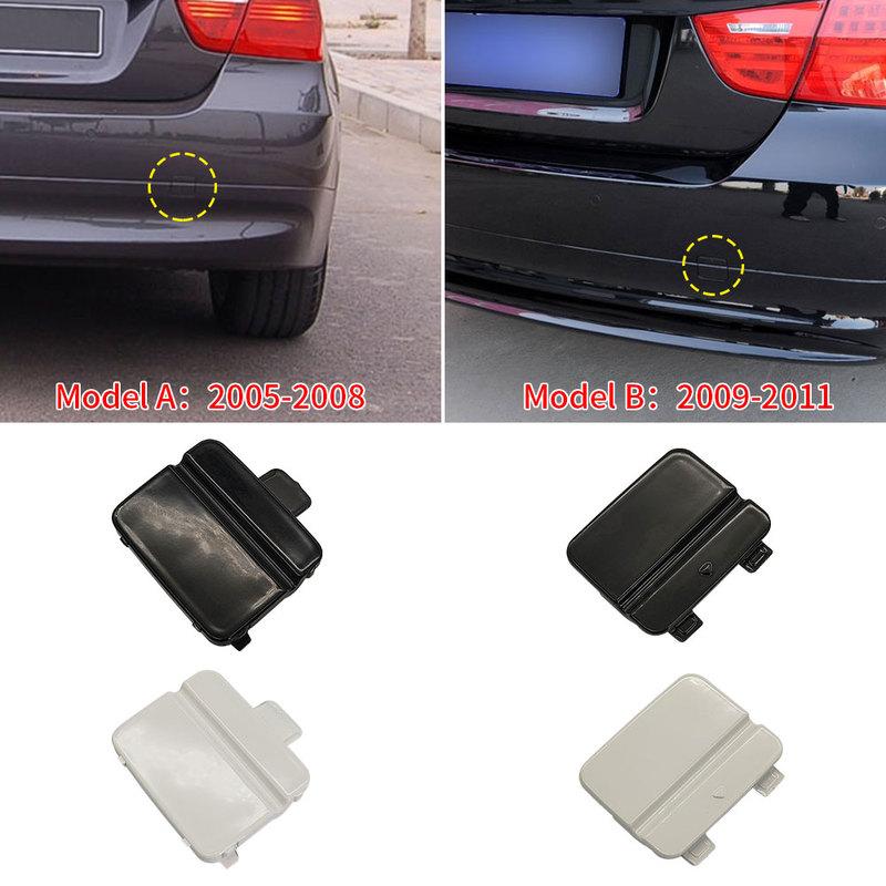 For BMW E90 Car Rear Bumper Tow Hook Cover Caps With Color Black White Silver Red for BMW E90 3 Series 318 320 323 335 2005-2011