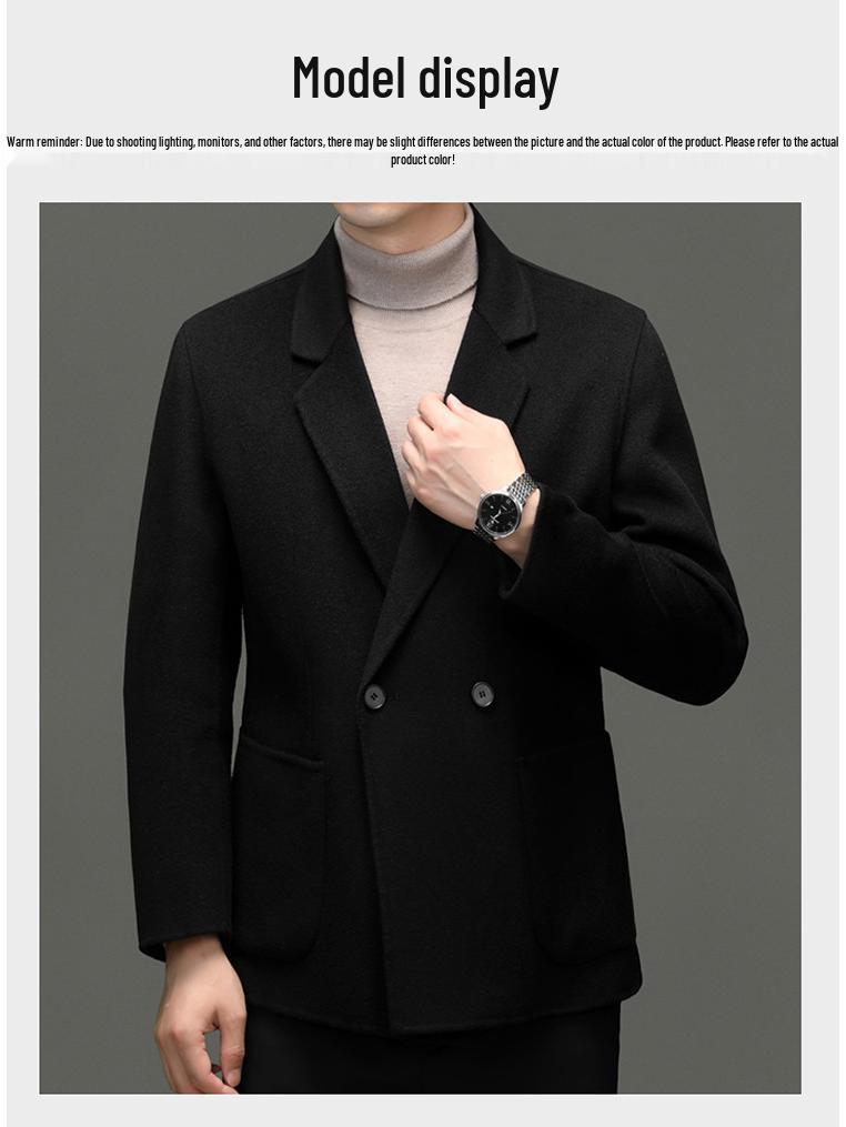 Vielseitige Wolljacke im koreanischen Stil für Herren - Herbst/Winter 2025