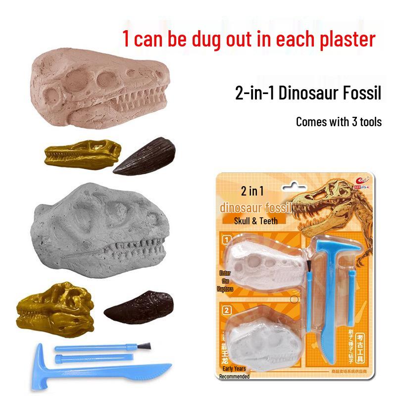 Gem Dinosaur Fossil Teaching Aids: Archaeological Excavation Toys for Primary School Students