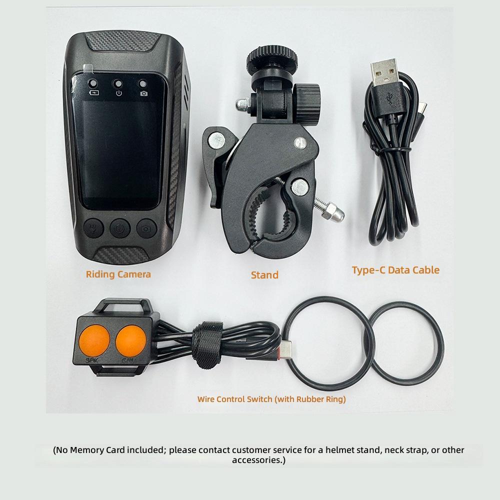 Outdoor Sports Cycling Action Camera Stabilization 2500mAh Motorcycle Dashcam