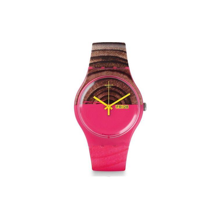 

Swatch Gent Series Quartz Movement Playhouse Fashion Trendy Casual Calendar Couple Watch Unisex watches Pink Red SUOP703 Rose Red Multicolor Watch Dial
