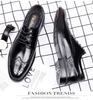 Men's Formal & Casual Brogue Leather Shoes - Low-top Pointed Toe Carved Cowhide, Large Sizes Available