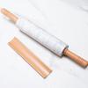 Nonstick Marble Rolling Pin Smooth Surface Rolled-out Dough Stick Dough Roller  Pie