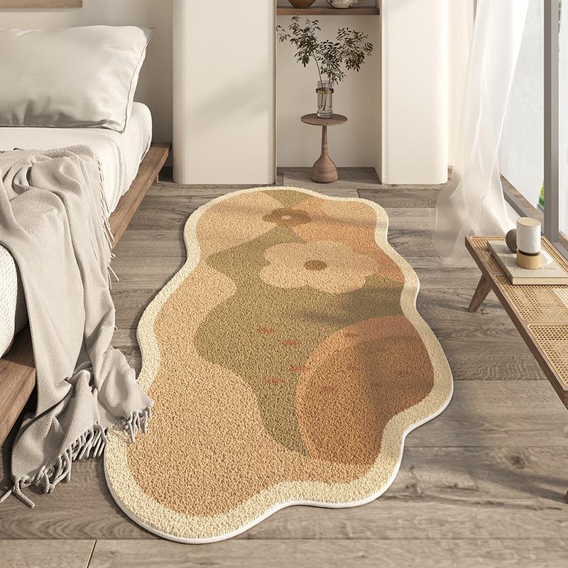 Simple Special-shaped Imitation Cashmere Carpet Living Room Dirt-resistant Table Mat
