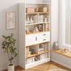 Solid Wood Multi-Layer Bookshelf Storage Rack - Floor-Standing Home & Office Bookcase