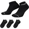 Everyday No-Show Socks (3 Pairs) DX9656-010