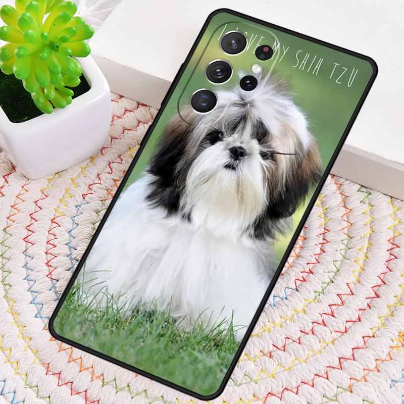 Shih Tzu Dog TPU Phone Case For Samsung Galaxy note 10 pro S26 S25 S24 S23 S22 Ultra Plus S21 FE S20 Shockproof Cover