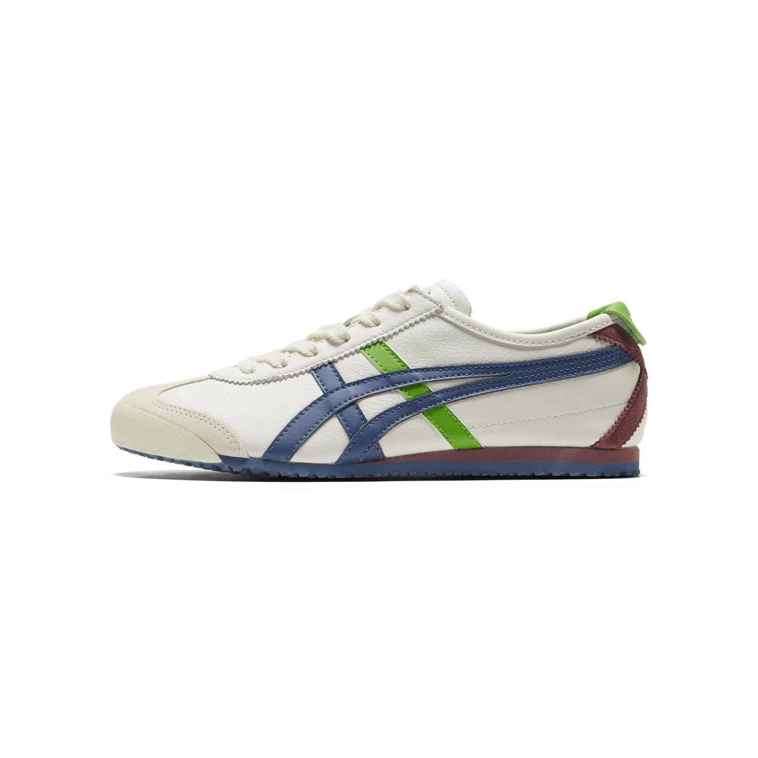 

Onitsuka Tiger Mexico 66 Slip On White Mauve Blue Green 1183A201-115 39.5