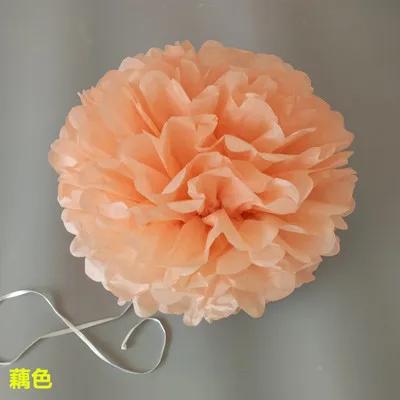 10-35cm Tissue Paper Pompoms Wedding Decorative Paper Flowers Ball Baby Shower Birthday Party Decoration paper pom poms DIY