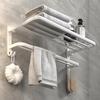 YIXI Wall-Mounted Aluminum Bathroom Towel Rack