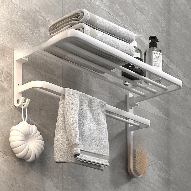 YIXI Wall-Mounted Aluminum Bathroom Towel Rack