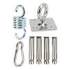 Hammock Hanging Kit Durable Wearable Stainless Steel Firm Connection Convenient Practical Hardware for Home