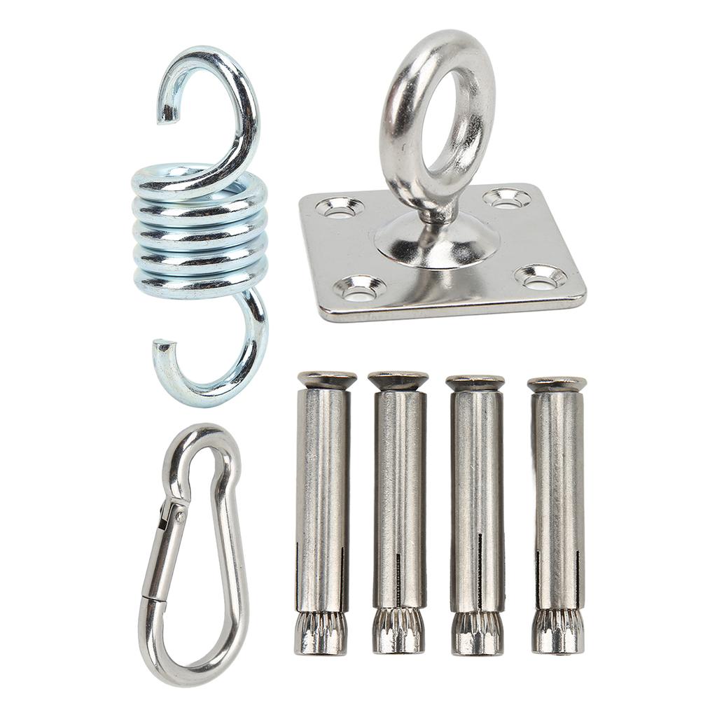 Hammock Hanging Kit Durable Wearable Stainless Steel Firm Connection Convenient Practical Hardware for Home