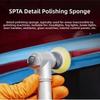 Round Shape Foam Buffing Pad Metal Shank Sponge Polishing Wheel  Cleaning Accessories