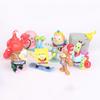 Bunte Spongebob Schwammkopf Patrick Sandy Gary 12 Stück Actionfigur Kuchenaufsatz Spielzeug für Feiern