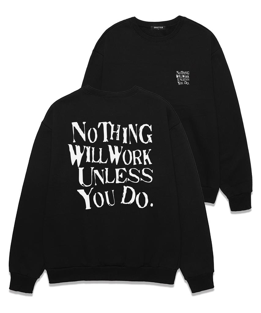 SHIRTER Unless Uo Do Sweatshirt (Sls021) Black (B Type)