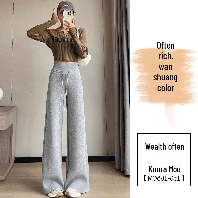Women's New High-Waisted Pants: Narrow-Leg, Wide-Leg, Straight-Leg, Casual, Sweatpants, Sportswear.