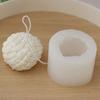 1pc Silicone Candle Mold Yarn Spherical Aromatherapy Candle Craft Resin Soap Making Tool Home Decoration Gift