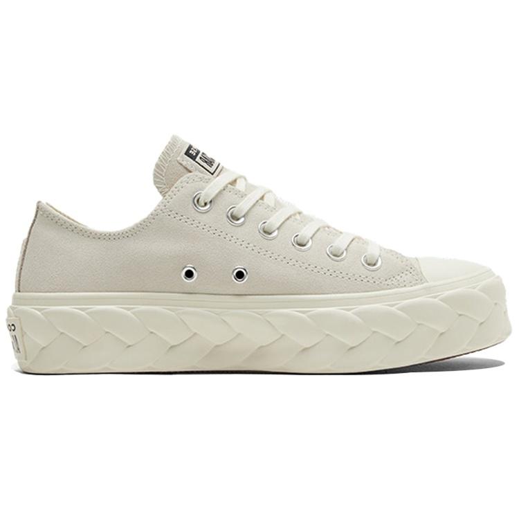 (WMNS) Converse Chuck Taylor All Star Platform Low 'Runway Cable - Egret' Women's 568683C