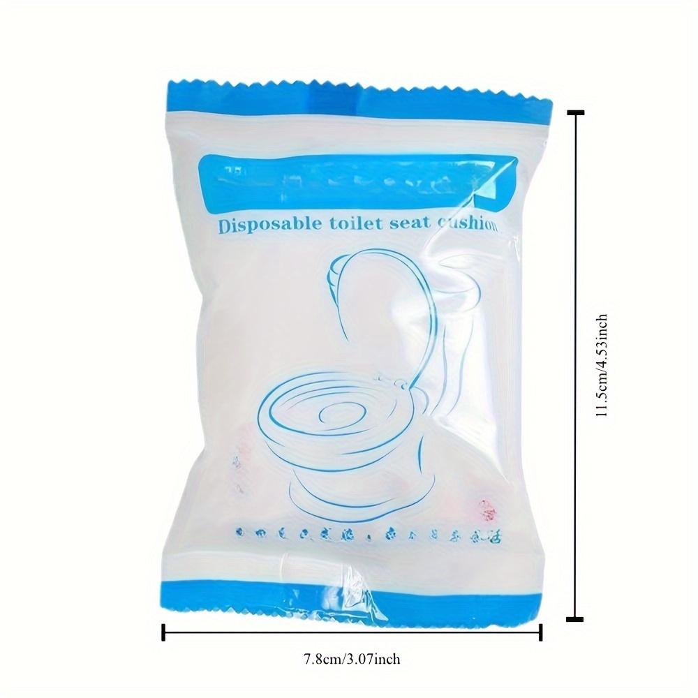 10pcs Disposable Toilet Seat Covers, Waterproof & Dust-Proof, Individually Wrapped - Hygienic & Convenient for Travel and Public Restrooms