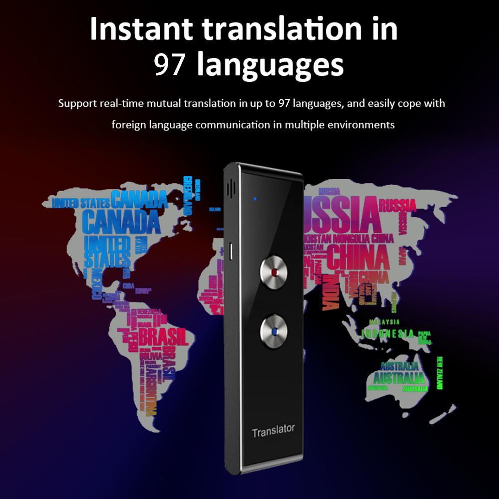 Portable Language Translator Device 97 Languages Voice Translating Online Translation Simultaneous Interpretation APP for Text  Photo Translate Supp