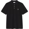 Embroidered Short Sleeve Three Button Polo Shirt Men Tops PM00210KP0001P199