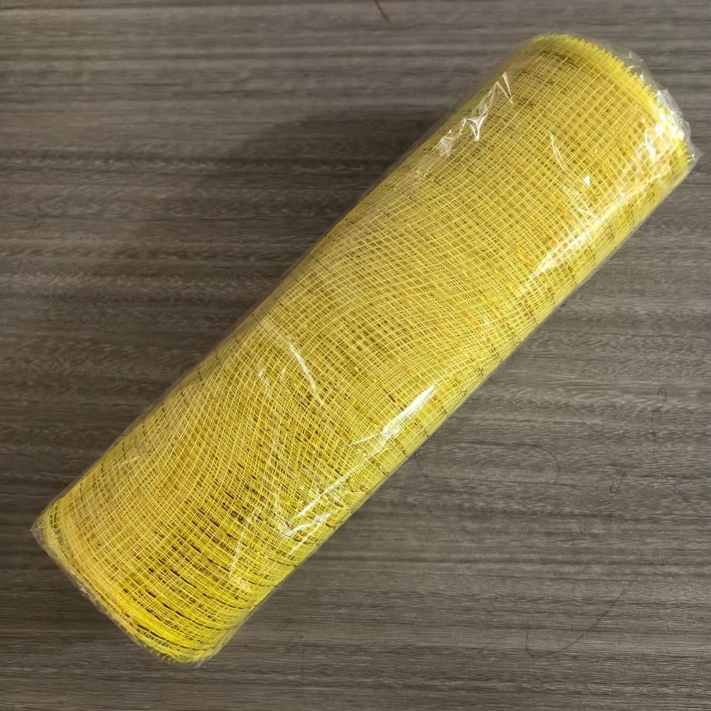 High Quality PP Christmas Decorative Ribbon 18 Colors Handmade Christmas Mesh Roll DIY Decoration Halloween Ribbon Christmas