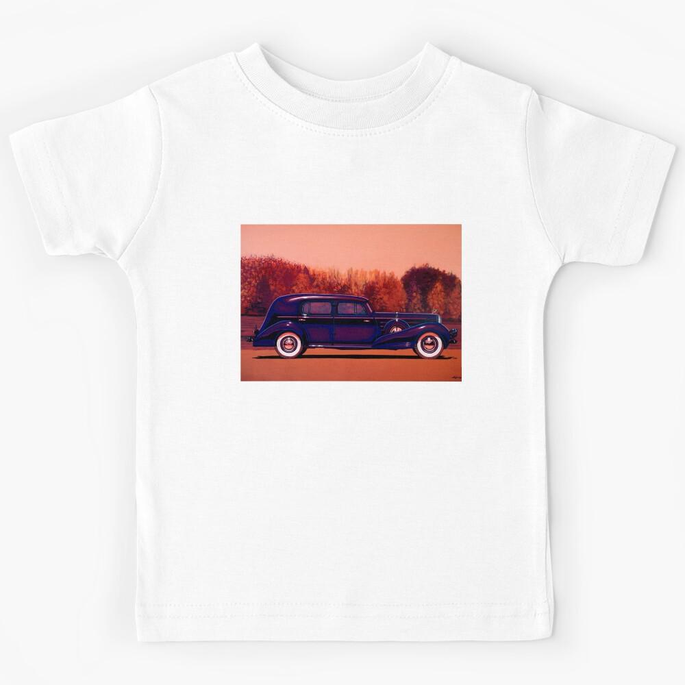 Cadillac V16 Custom Imperial 1937 Painting Kids T-Shirt 120