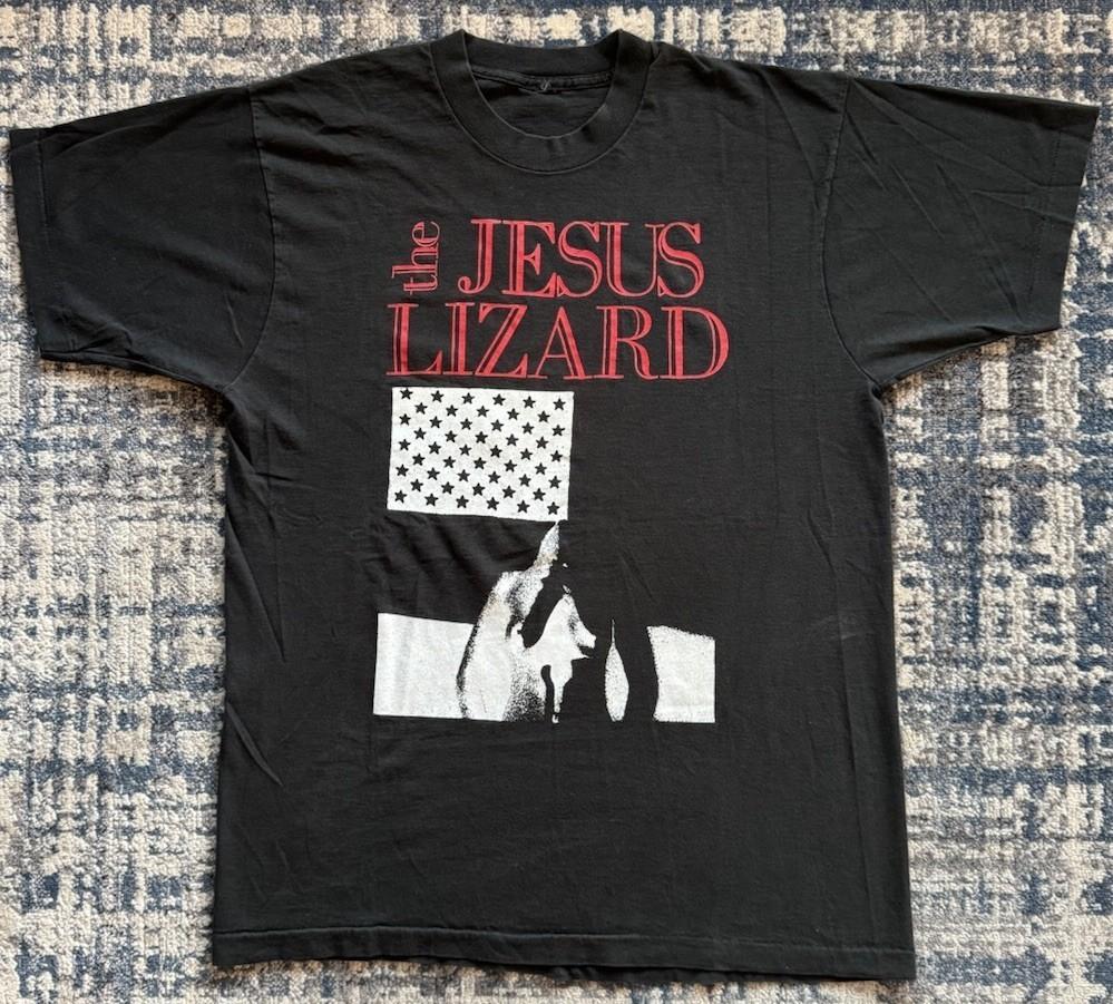 Rare 1989 The Jesus Lizard Collection S-5XL Tee K7.343 S разноцветный