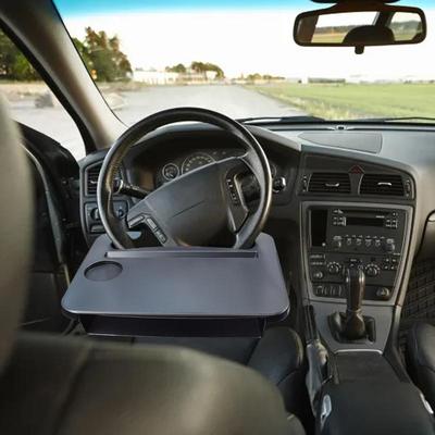Stolek na volant do auta Stůl na jídlo a automatický zásobník na volant Prostorný a odolný zásobník na volant s držákem na pohár