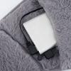 Electric Heated Belt for Waist And Back Adjustable Closure Soft Heating Strap with Hand-Warming Pockets 3 Heat Settings Waist Heat