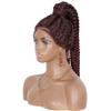 Long Straight Wig Women Heat Resistant Fiber Full Hand-Tied Lace Front No Bangs Star Style