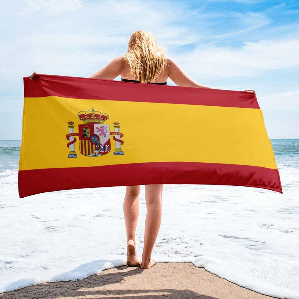 Weltmeisterschaft Nationalflagge Schnelltrocknendes Mikrofaser Strand- & Badetuch