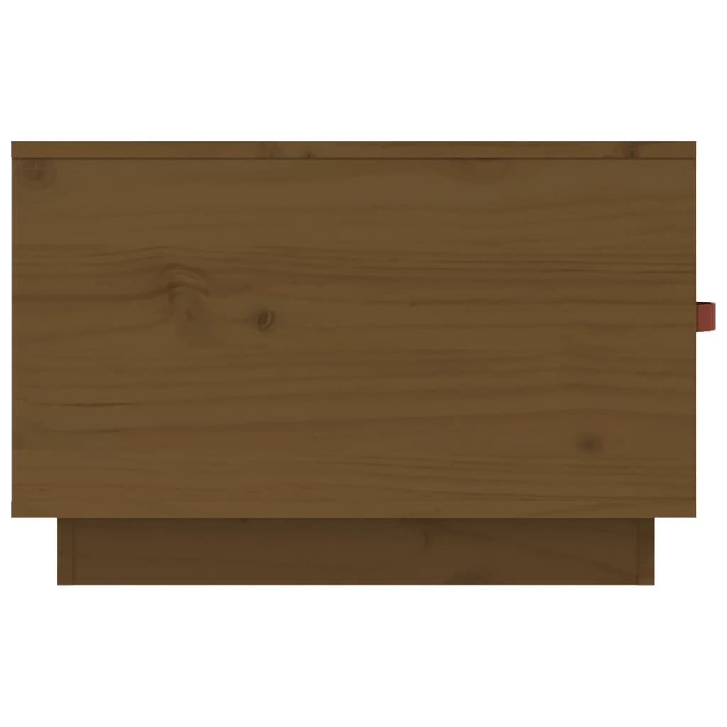 Coffee Table Honey Brown 60 x 53 x 35 cm Solid Pine Wood