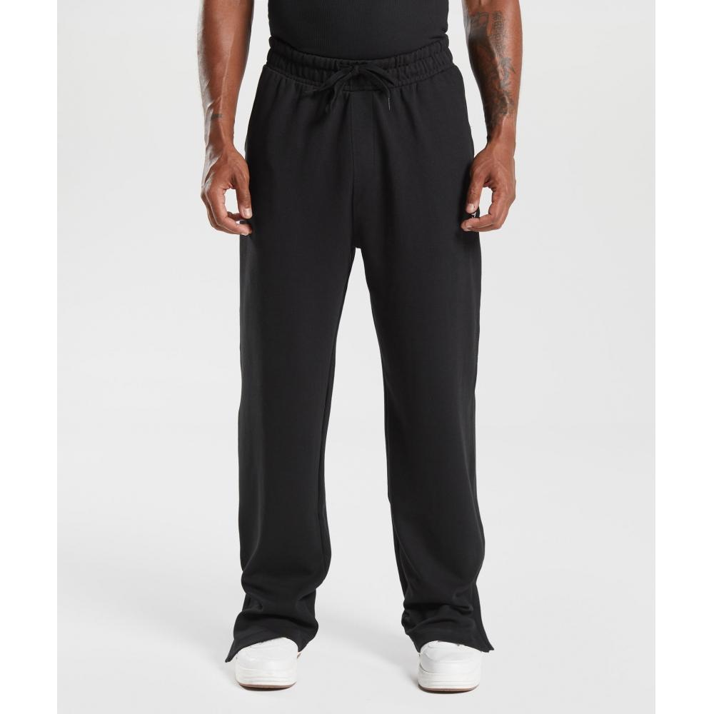 

Спортивные брюки GYMSHARK Rest Day черные A4A8A BB2J
