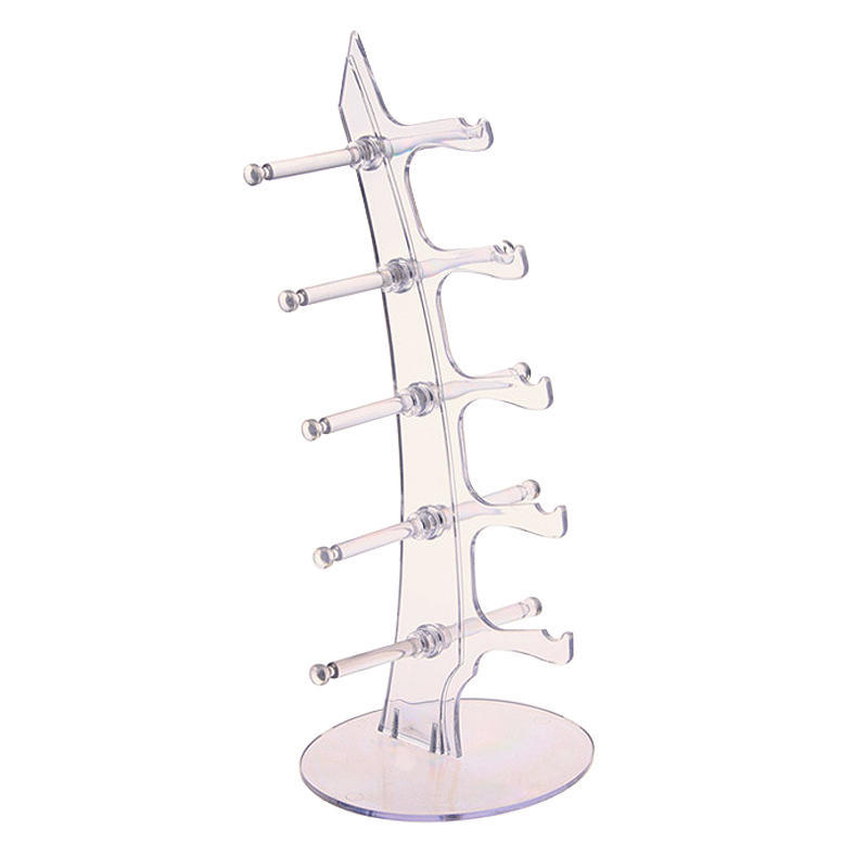 5 Layers Sunglasses Glasses Show Rack Counter Display Stand Holder Jewelry Packaging & Display Clear