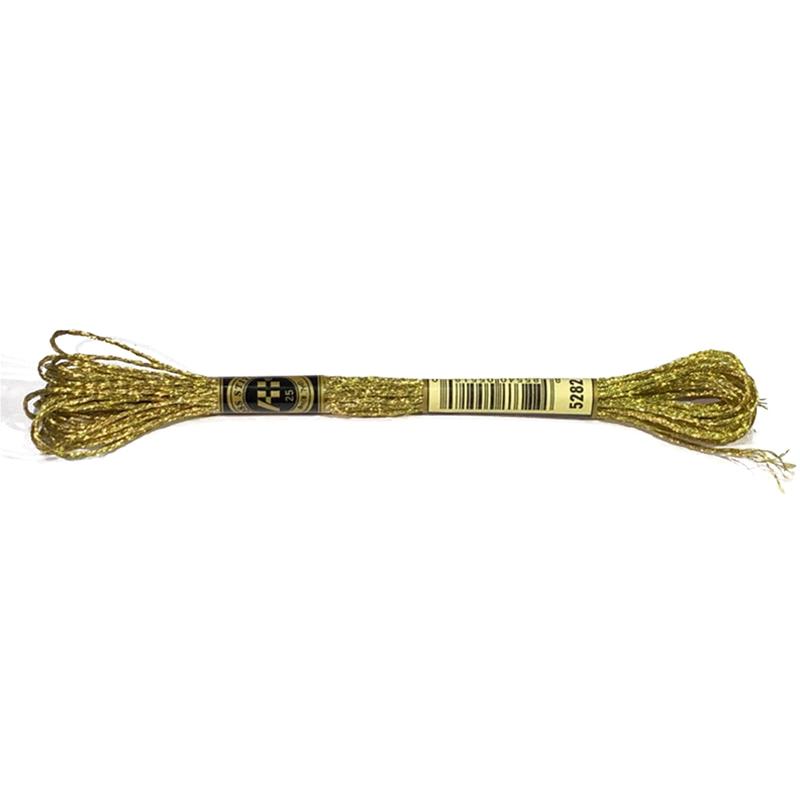 8 Meters 12 Strands Colorful Cross Stitch Thread Metallic Embroidery Floss Cross Stitch Thread Floss Sewing Skeins Craft