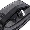 Men's Business Crossbody Bag – Soft PU Leather Shoulder Bag with Adjustable Strap for Work & Travel