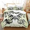Lauri Ylönen Band Art Printed Bedding Kit 3PCS Duvet Cover & 2 Pillow Covers Breathable Fabric Rock Lover Bedroom Ornament