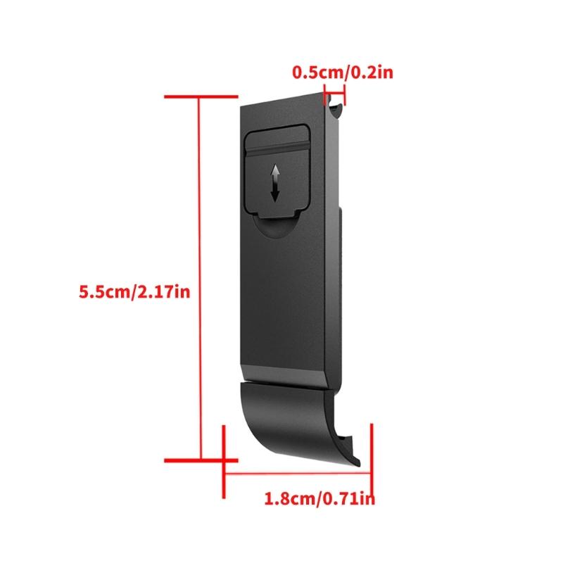 Precise Fit Dustproof Waterproof Side Charging Cover for MAX2 Cameras Replacement Battery Door For Enhanced Protections