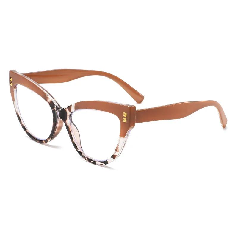 

Новые Модные Женские Очки для Чтения «Кошачий глаз» для Мужчин, Тренд, Очки для Пресбиопии, Защита от Синего Света, Высокая Четкость, Корректирующие Очки +300 коричневый