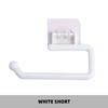 Kitchen Paper Towel Rack Punch-free Plastic Lazy Rag Holder Non-marking Roll Paper Cling Film Wall Hanging Rack Storage Shelf