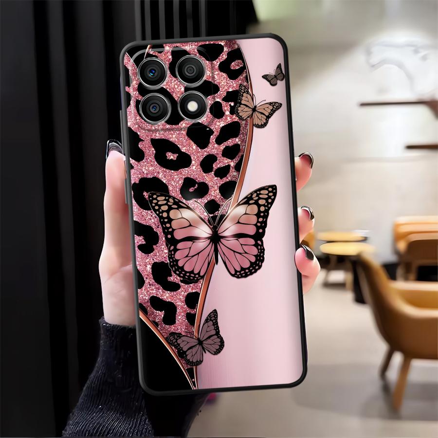 Creative Leopard Print Art Funda Phone Cover Case for Honor X7 Magic5Lite X5b X6 X9a 200 400 Lite 70 90 X8 8X