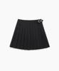 Tudument Vintage Wool Pleats Skirt Black