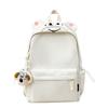 Schoolbag1011 new ins trendy solid color simple and versatile large capacity middle school students students travel backpack